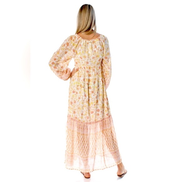 Billabong Endless Sunset Boho Long Sleeve Maxi Dress - Picture 4 of 10